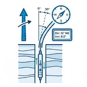 inclinaison direction